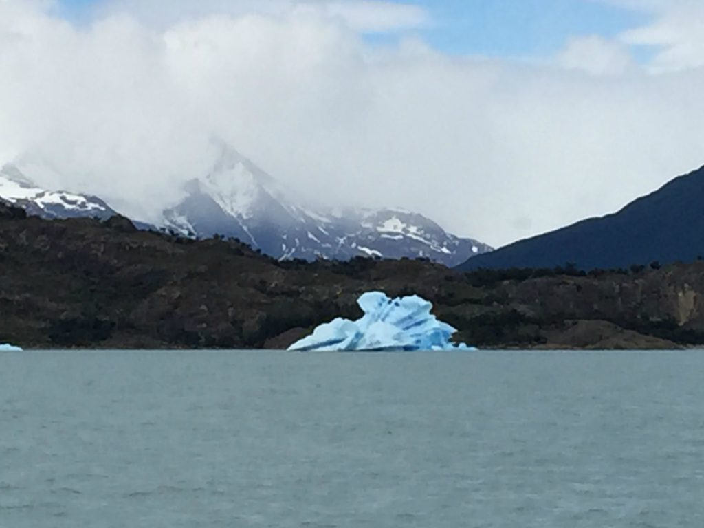 Small iceberg from glacier. Copyright © 2015 reserved to photographer. Contact mapandfamily.com