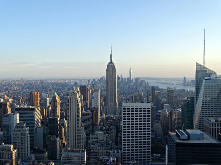 NYC View from Top of Rock. Copyright©2015 Nancy Roberts. Contact mapandfamily.com