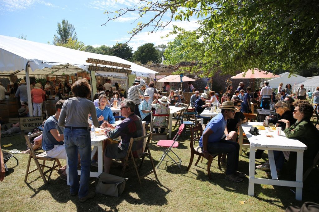 Port Eliot festival food area Copyright© Darren Gerrish