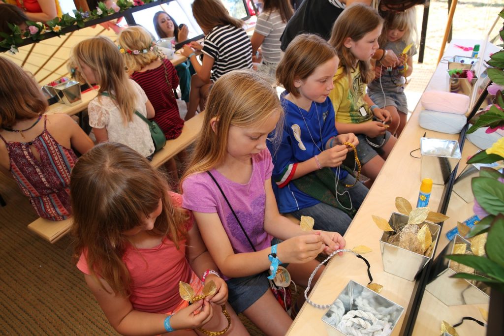 Craft workshop at Port Eliot festival Copyright© Darren Gerrish