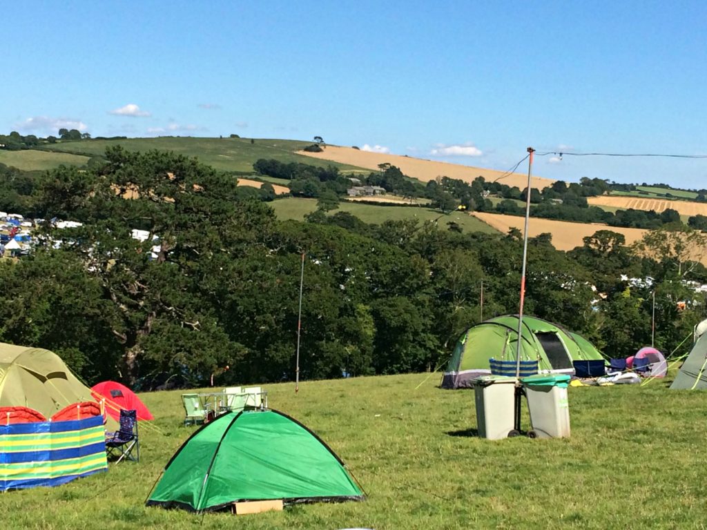 Port Eliot with family view from tent. Copyright©2016 reserved to photographer. Contact mapandfamily.com