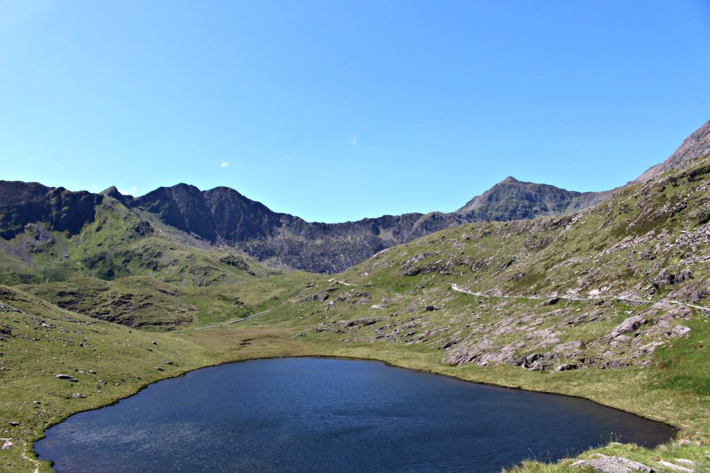 Snowdon walk Llyn Llydaw. Copyright©2017 reserved to photographer via mapandfamily.com