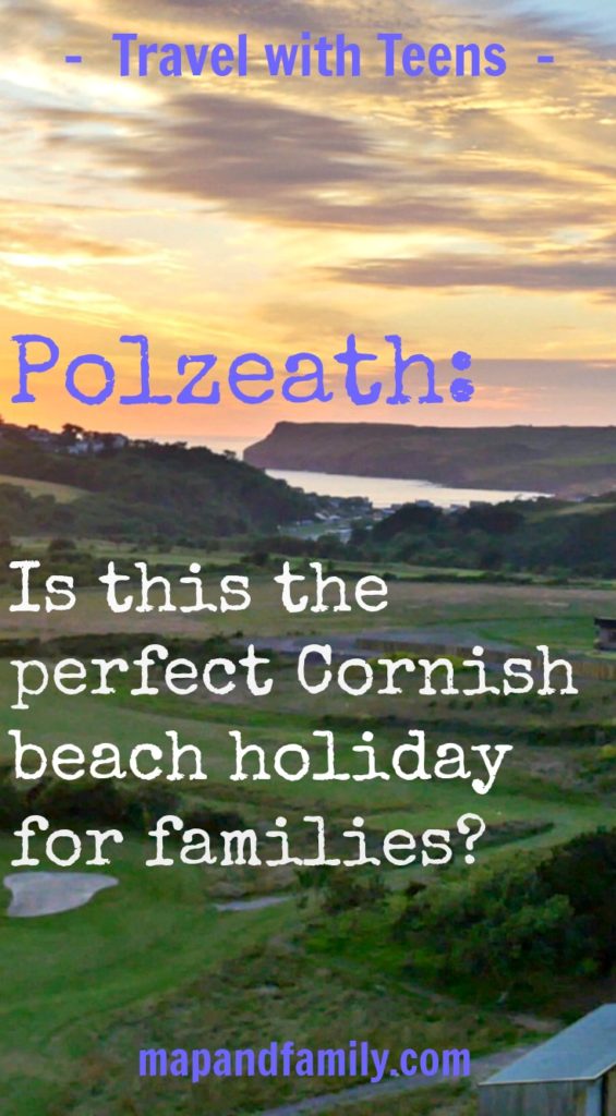 Our favourite things to do in Polzeath Cornwall on family holidays with teens and children. Surf lessons Polzeath, picnics in Daymer bay, cycling the Camel Trail, boat trips from Padstow, day trips to Port Isaac and Tintagel and golf at the Point of Polzeath: family-approved ideas for Cornish holidays with teenagers mapandfamily.com 