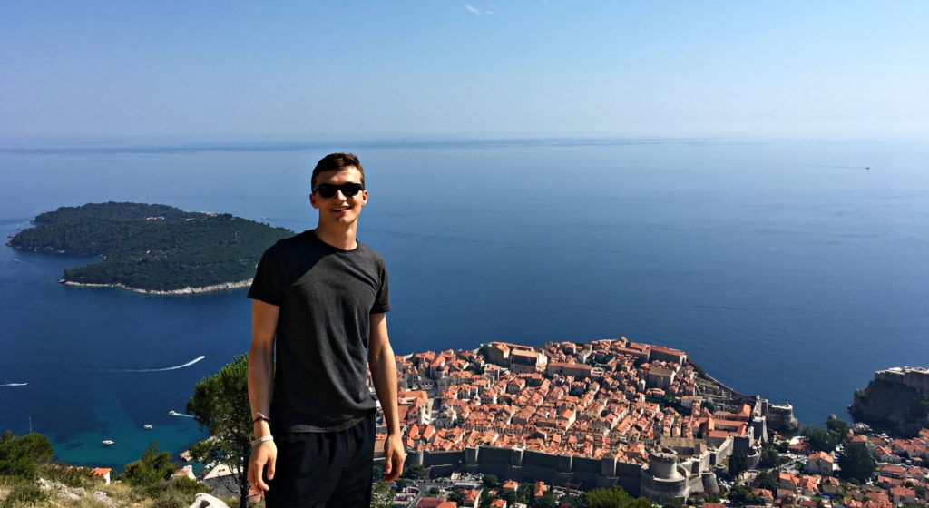 Dubrovnik cable car: view of city from Srd hill. Copyright©2017 reserved to photographer via mapandfamily.com